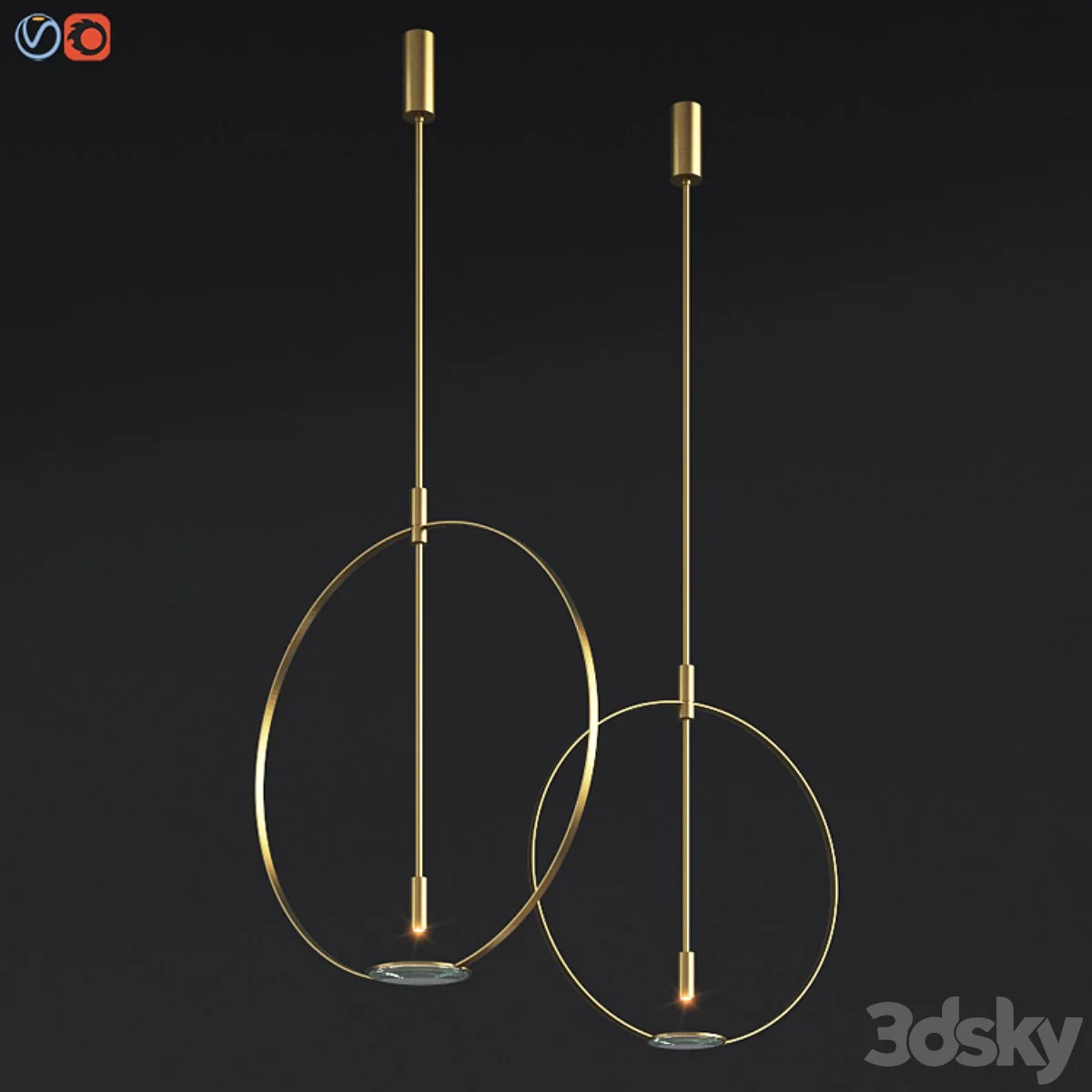 Magnifier Celing Pendant Lamp Formafantasma